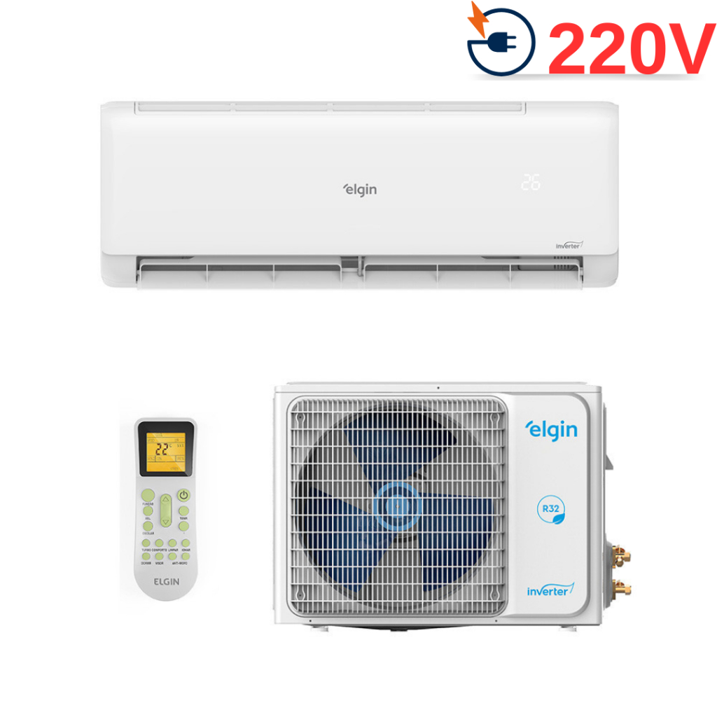Ar Condicionado Elgin 9KBTU INV II FR Wi-fi 45HJE09C2CC HW Eco Ext. R-32