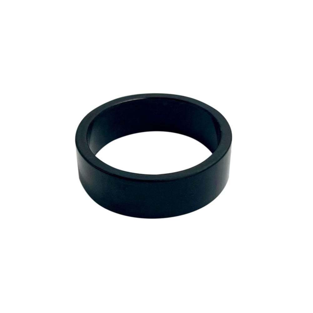 Kit Espaçador Direção Bike 10mm Alumínio Aheadset 28.6mm 1 1/8 Preto