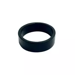 Kit Espaçador Direção Bike 10mm Alumínio Aheadset 28.6mm 1 1/8 Preto
