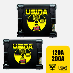 Fonte e Carregador de Bateria Dynamic Bivolt Automática Super Capacitor para Som Automotivo e Caixa Bob de 120A ou 200A