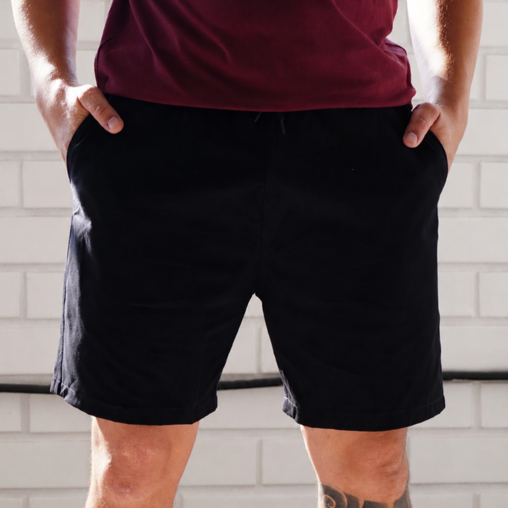 Bermuda Sarja Masculina Casual Elastano Conforto Estilo