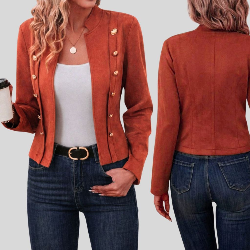 Jaqueta Feminina Blazer Elegante branco inverno frio P-M-G-GG