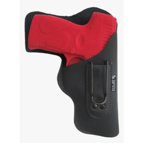 Coldre Couro Pistola Velado Cintura Taurus Glock Imbel Mole