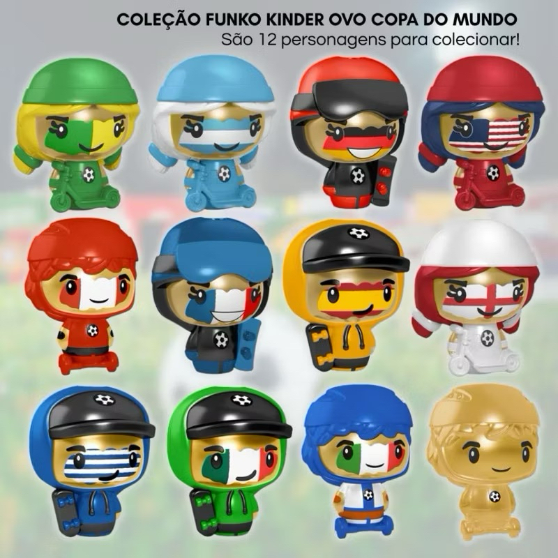 Kinder Ovo Copa do Mundo 2026 | Brinquedos Colecionáveis | Edição Especial Limitada