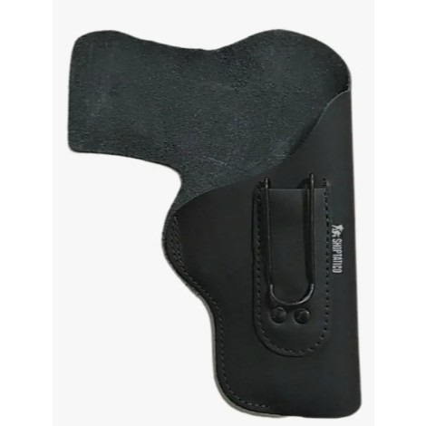 Coldre Couro Mole Pistola Taurus Glock Imbel Pt58 G23 Carry