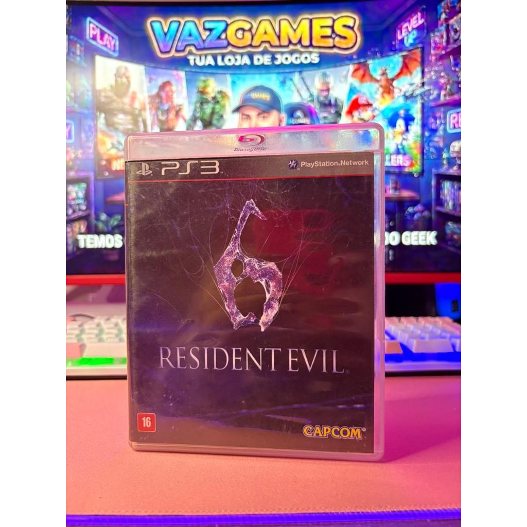Jogo Resident Evil 6 PS3 Mídia Física Original Com Manual