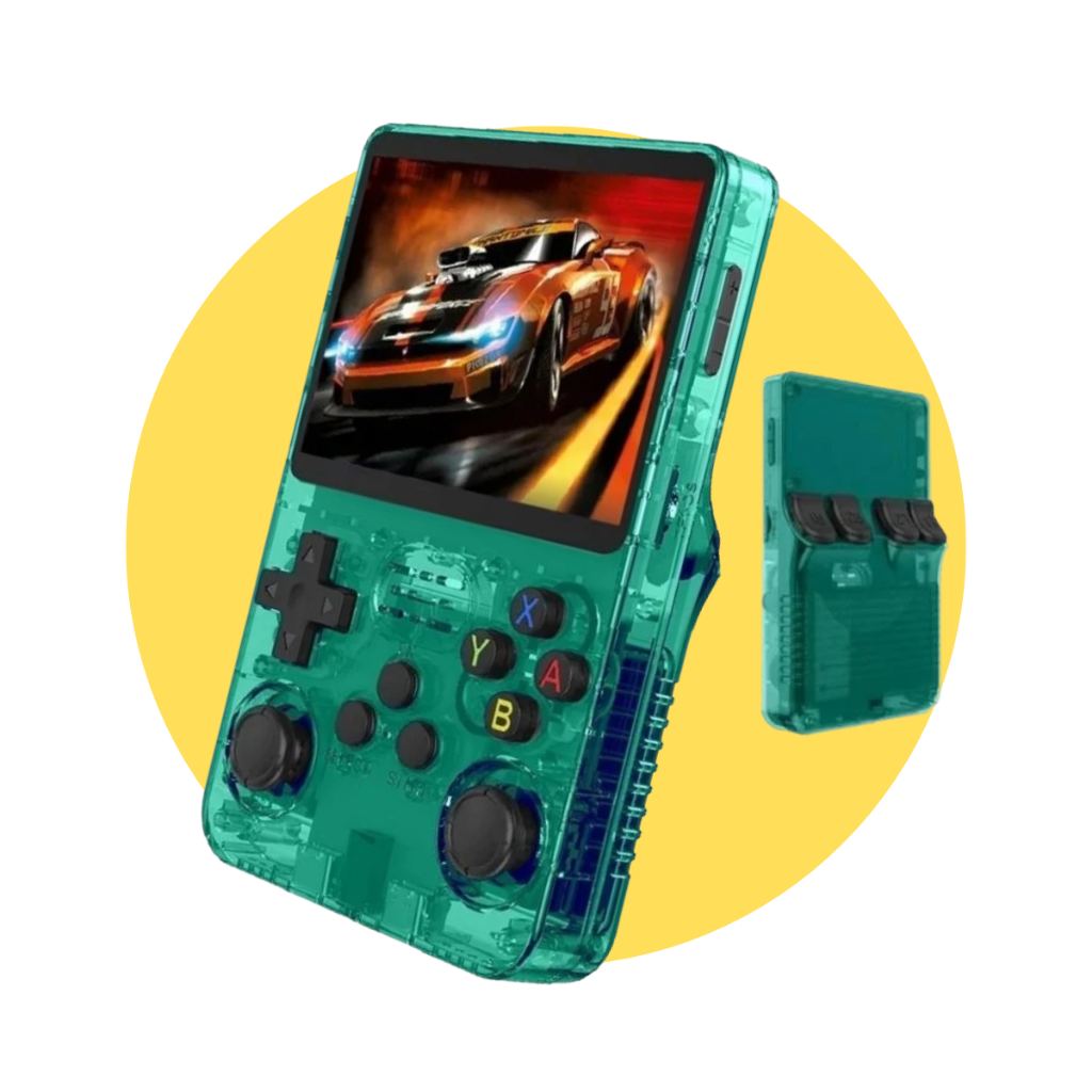 Game Retro Portátil R36s 64gb Pronta Entrega No Brasil Verde