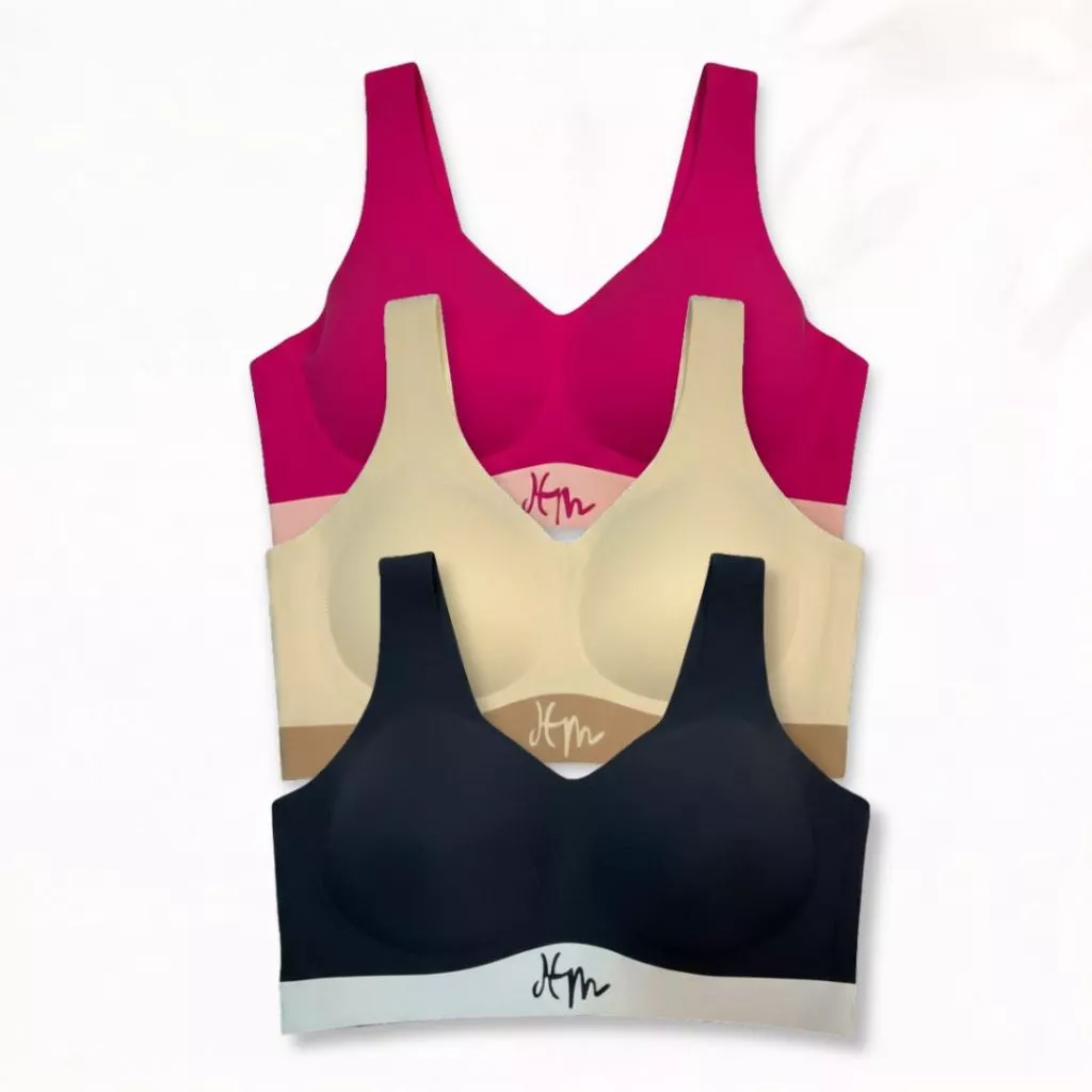 KIT 3 Top Com e Sem Bojo Reforçado Feminino Sem Costura Básico Alça Regata Tecido Conforto Liso — imagem 1