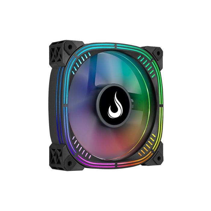 Cooler Para Gabinete Rise Mode Aura Pro 120mm ARGB 2000RPM Preto RM-AU-ARGB-B