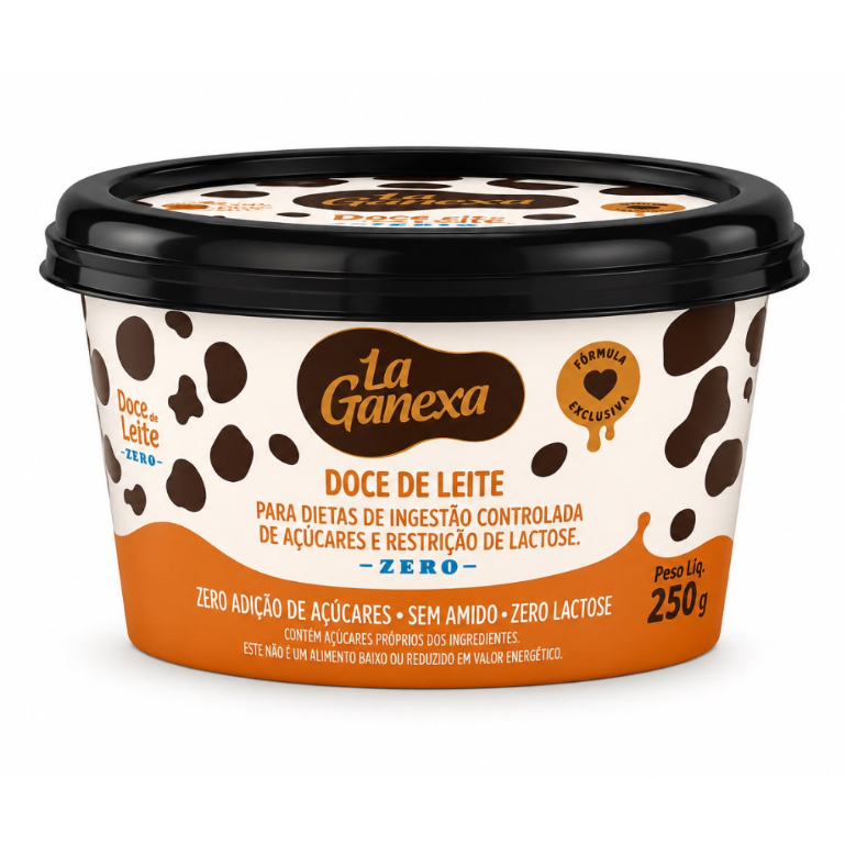Doce de Leite Zero 250g Zero Lactose / Sem Amido - La Ganexa