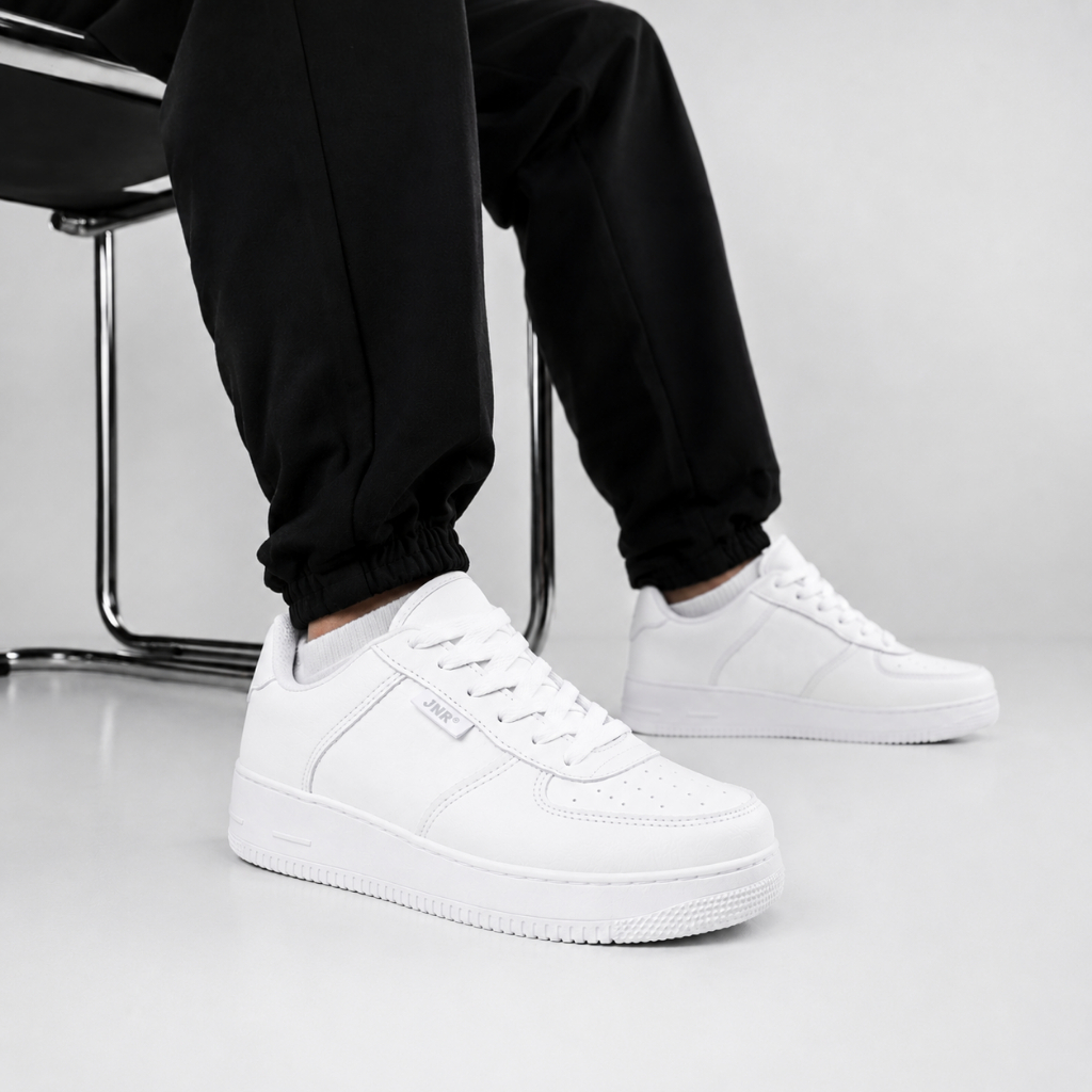 Tênis Branco Feminino Premium JNR Feminino e masculino -  Conforto original Relampago envio imediato