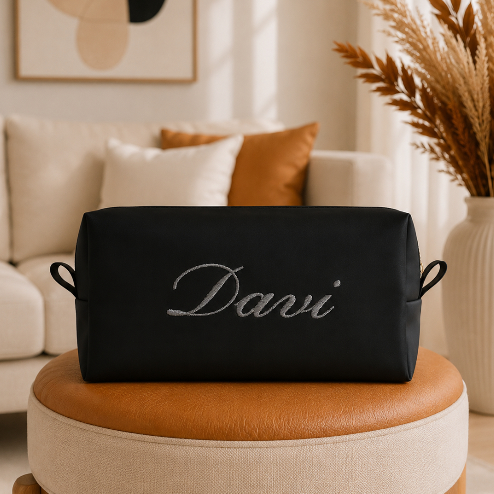 Necessaire Box Personalizada Grande Feminina Maquiagem