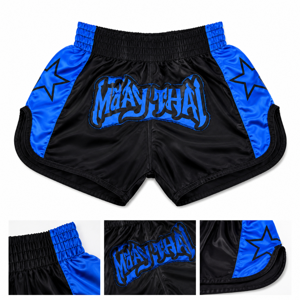 Short Muay Thai Bermuda Calção Modelo Tailandês