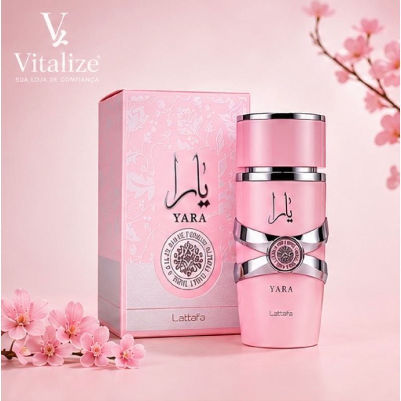 Perfume Yara Original Lattafa Eau de Parfum Feminino 100ml Importado Original