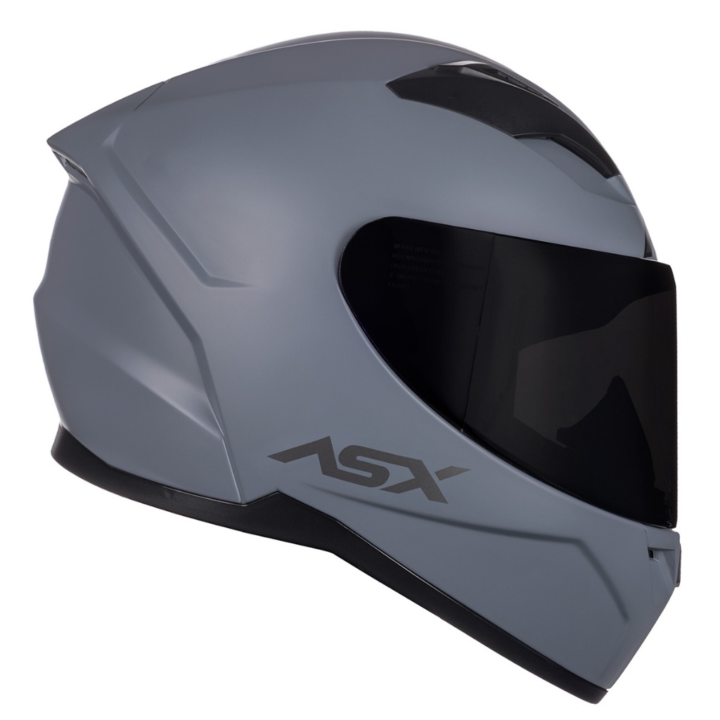 Capacete Masculino Feminino Asx City Solid Cinza Fosco Grafite