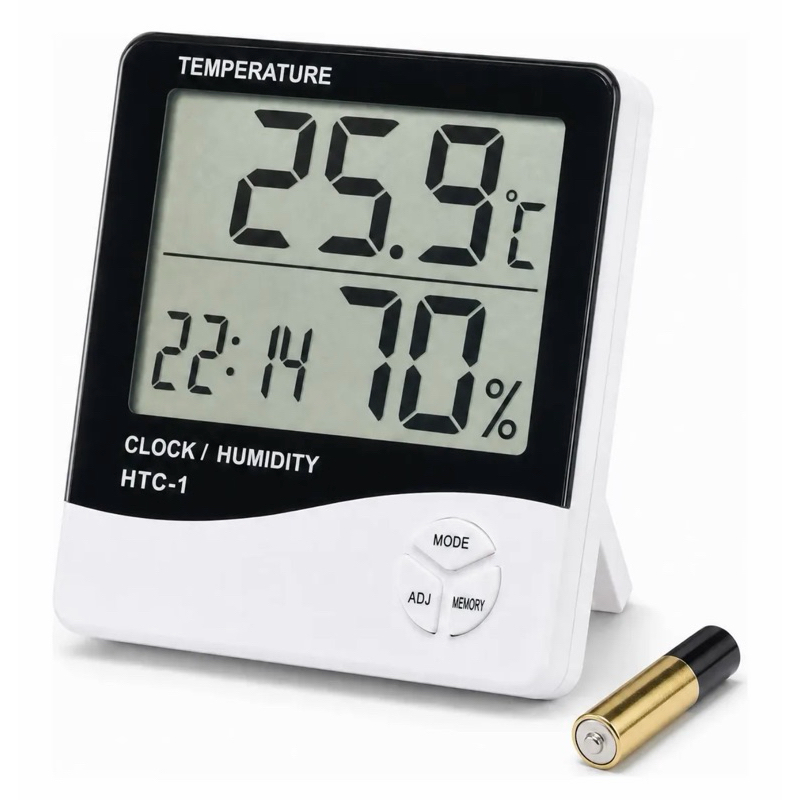 Relógio Termo Higrômetro Digital Medidor De Temperatura Umidade