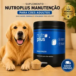 Suplemento para Cães Adultos 500g Manutenção da Saúde Vitalidade Nutroplus Primus Saúde e Nutrição