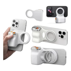 Suporte Magnético Celular Alça Grip Alça Magnética Fotografia MagSafe Controle Remoto Bluetooth