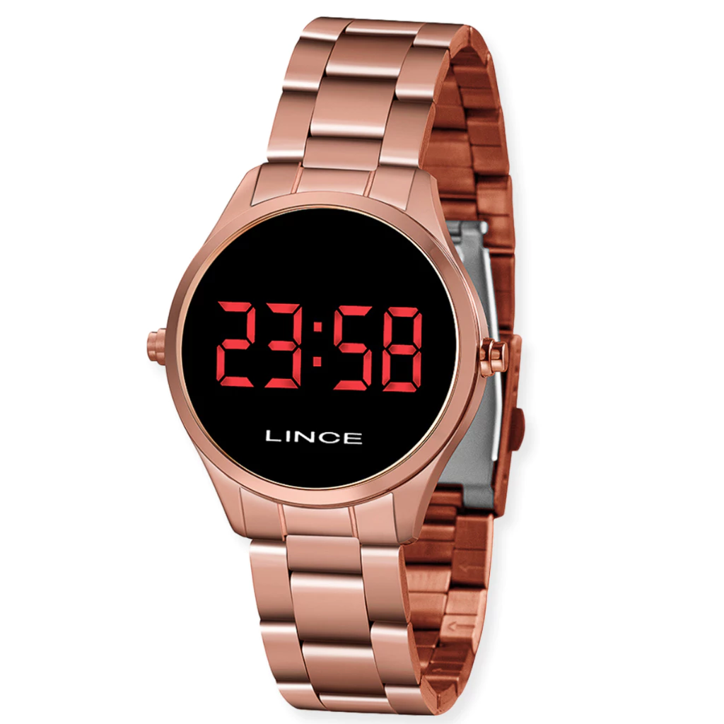Relógio Lince Feminino Led Digital Rose Mdr4618L Vxrx