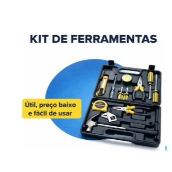 Kit de Ferramentas Jogo de Ferramentas Essenciais Maleta de Ferramentas 12 peças Completa