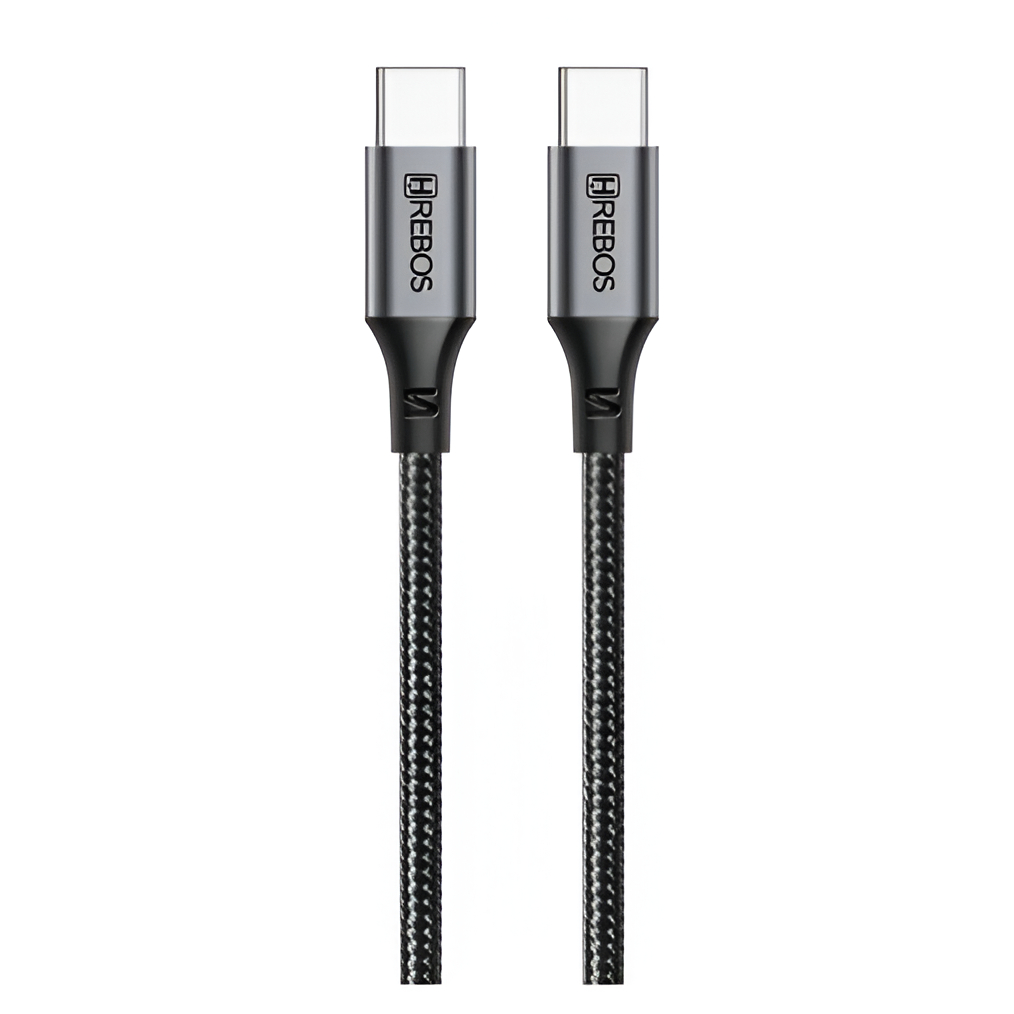 Cabo Usb-c Tipo-c 100w 3m Compatível Galaxy S23 S24 Book Preto