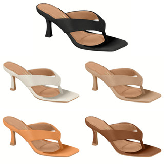 Tamanco Vizzano Feminino Salto Fino Bico Quadrado 6536.101