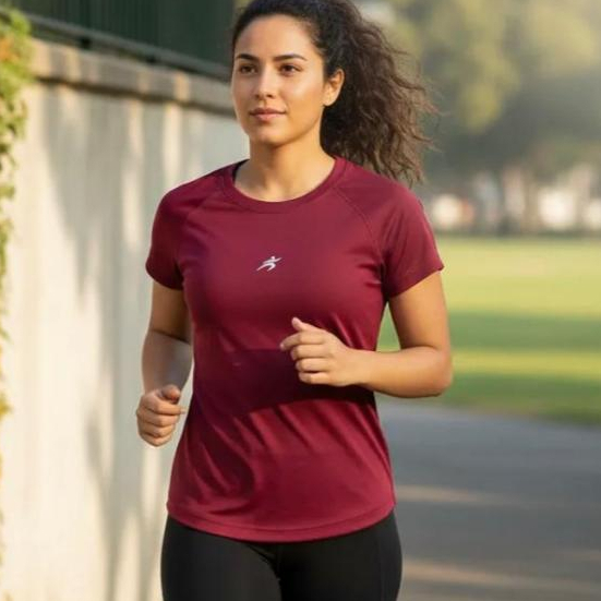 Camiseta Feminina Baby Look Tecido Dry Fit Vexxa Treino Academia Proteção UV