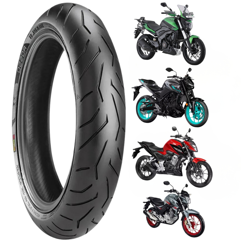 Pneu Dianteiro Para Moto Pirelli Supersport Diablo Rosso 2 Sem Câmara De 110/70 R17 54H CB300 MT03 NINJA 300 GS 500 z400