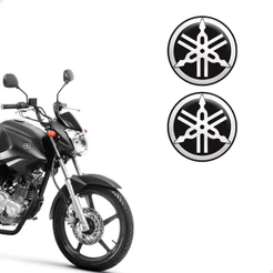 Par De Emblemas Logo Yamaha Moto Tanque 55mm Resinado