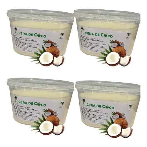 Cera De Coco (4kg) Para Velas 100% Vegana Vegetal T-02