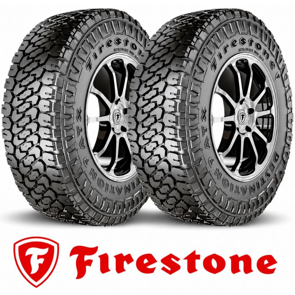KIT 2 PNEUS 235/75R15 FIRESTONE DESTINATION ATX 109T ARO 15 - S10 RANGER BLAZER