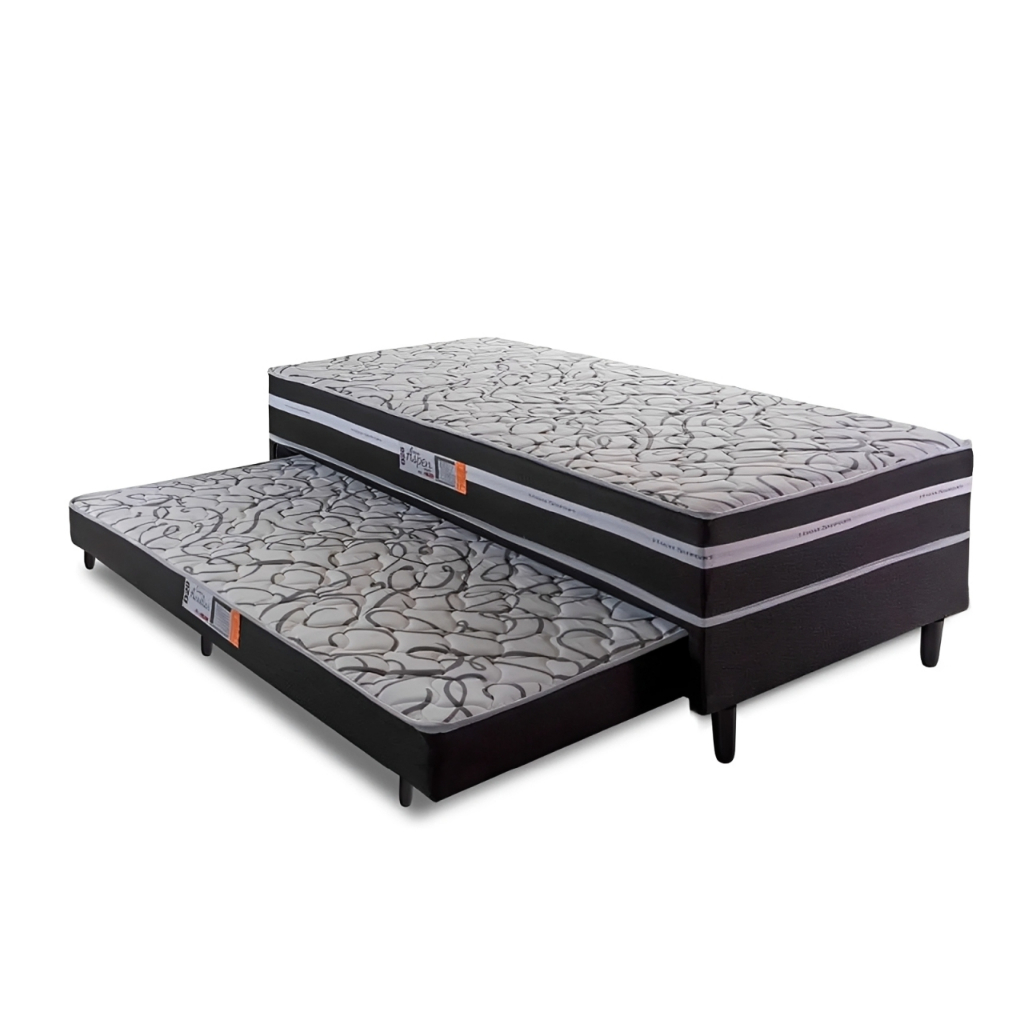 Conjugado Solteiro com Cama Auxiliar Hellen Aspen 88x188x41cm