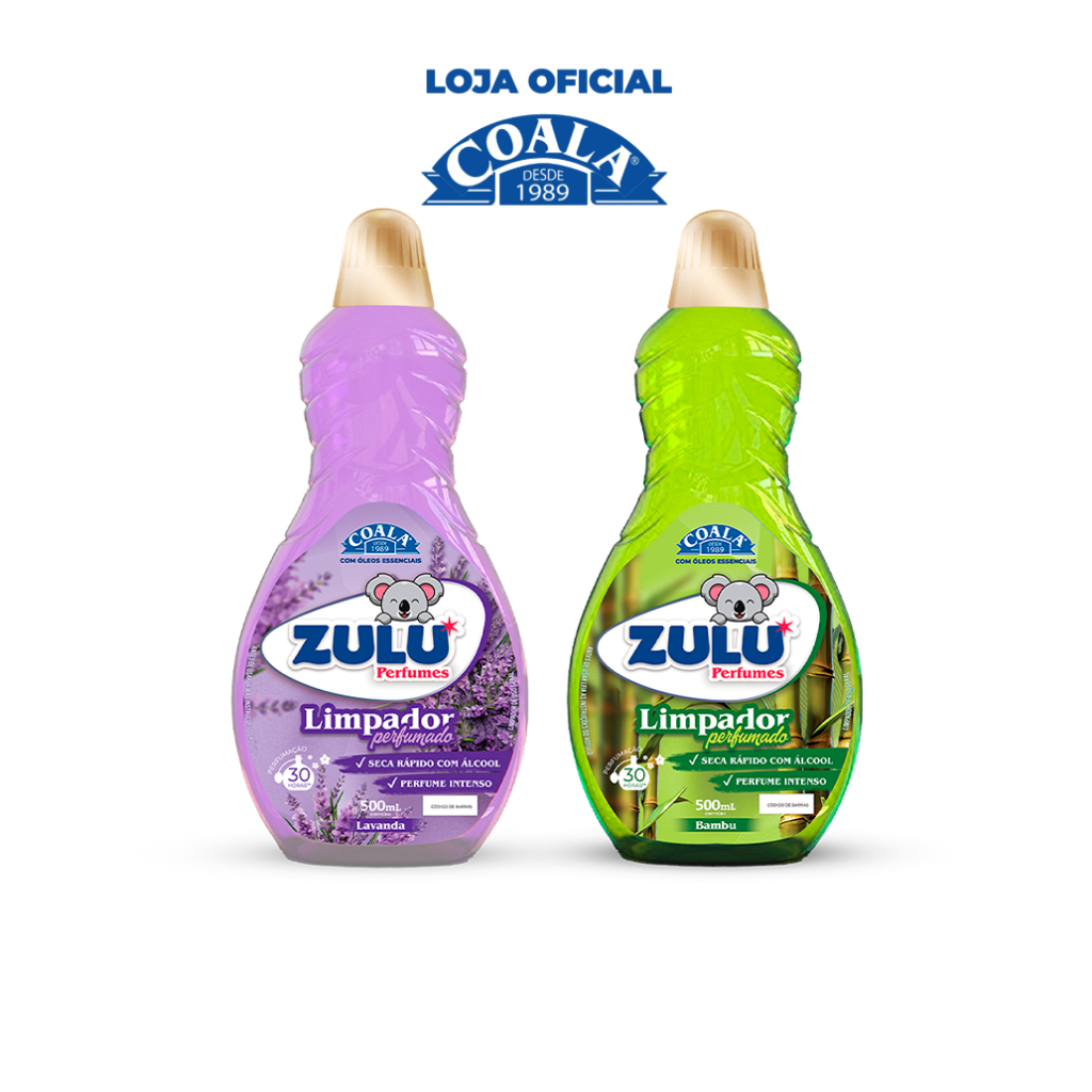 kit Limpador Zulu Perfumes Lavanda + Bambu 500 ml