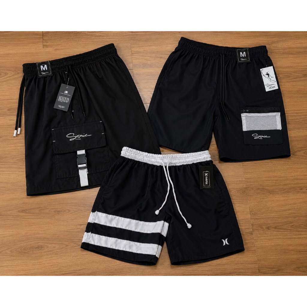 Kit 3 Bermudas Masculino Dry Fit Elastano