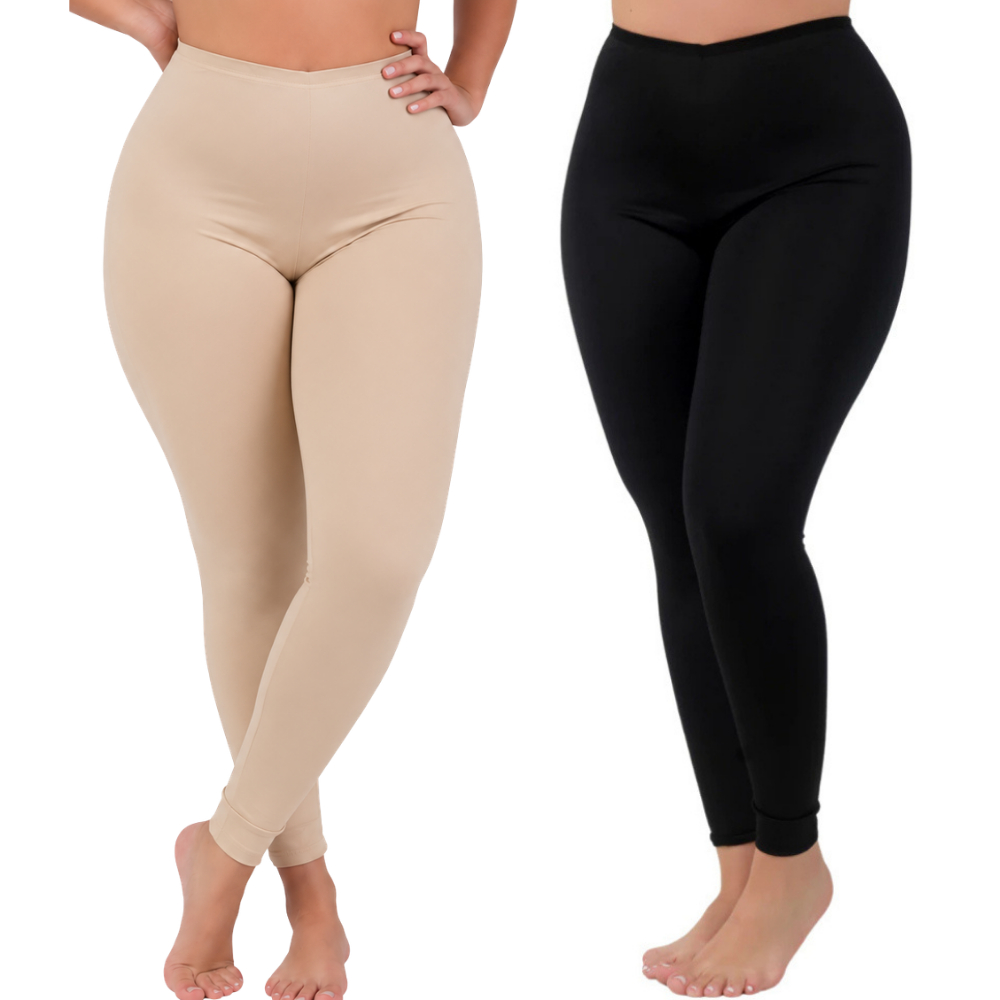 Calça Anágua Anti Atrito Segunda Pele Proteção Feminina Usar Por Baixo Evita Transparência