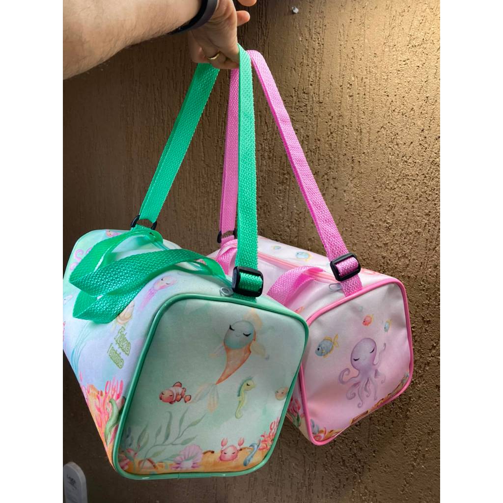 Kit bolsa malinha personalizada 30x17, brinde para festas infantis, sacolinha. todos os temas