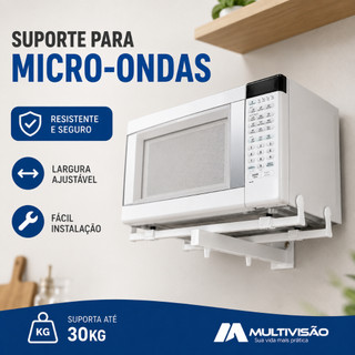 Suporte Microondas Forno Elétrico Parede Micro Ondas