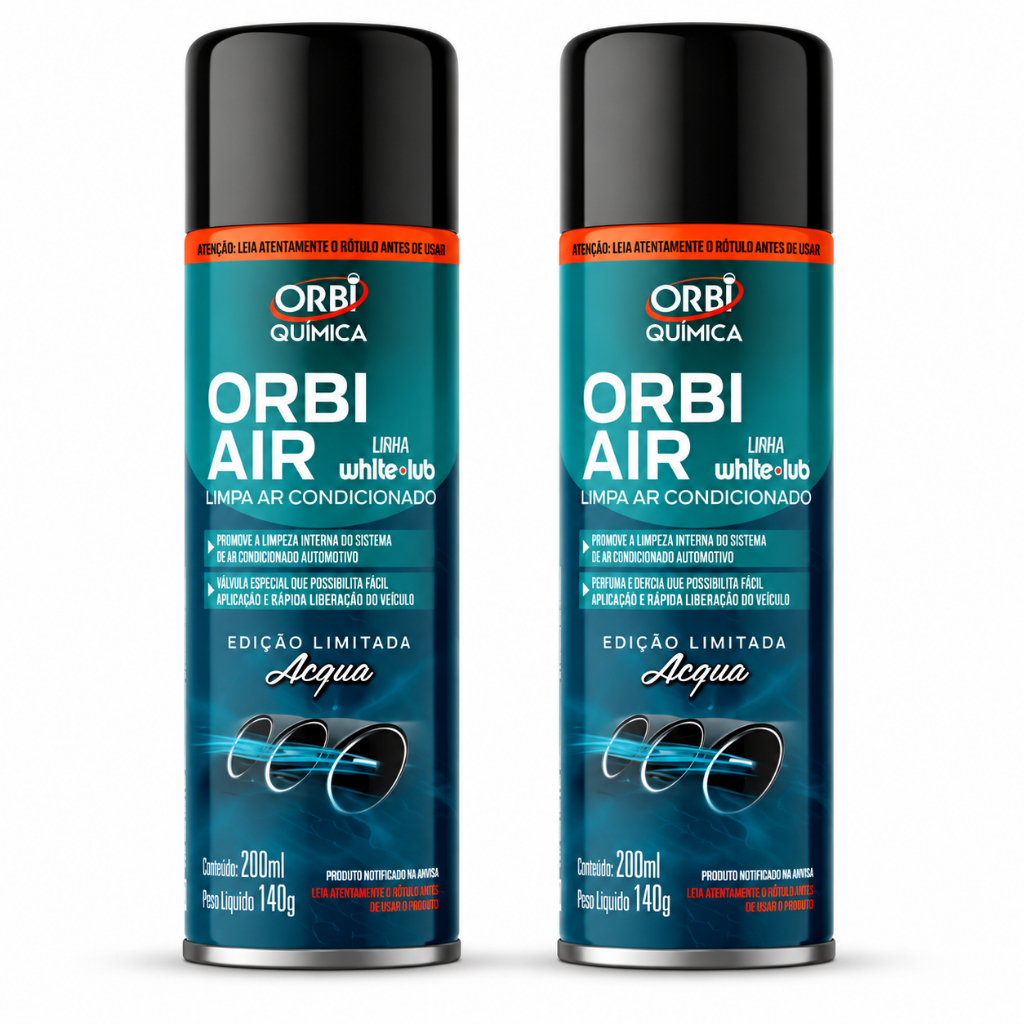 Higienizador de Ar-Condicionado Automotivo Orbi Air – Elimina Maus Odores e Bactérias