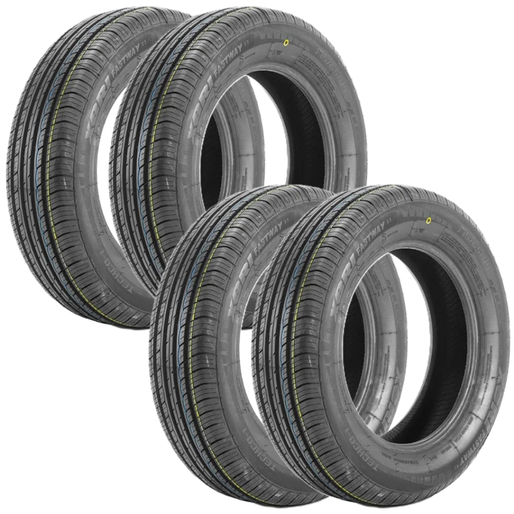 Jogo 4 Pneus 175/65 R14 XBRI Fastway B2 82H Aro 14 Novos
