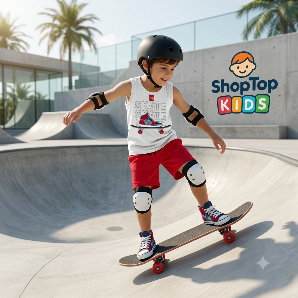 Conjunto Infantil Menino Kyly Regata Estampada Bermuda 100% Algodão Verão Casual