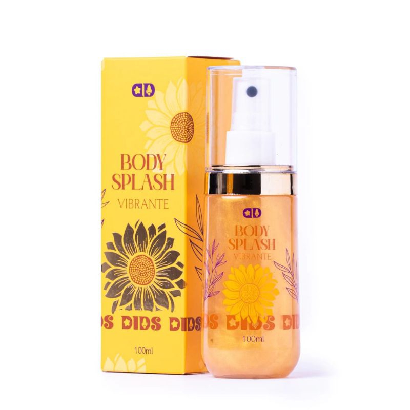 Body Splash Girassol 100ml Fragrância Refrescante Emilly Vick Dos Rosa