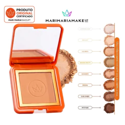 Pó Compacto Mari Maria Makeup Soft Silk – Efeito Matte, Toque Aveludado e Alta Fixação | Original
