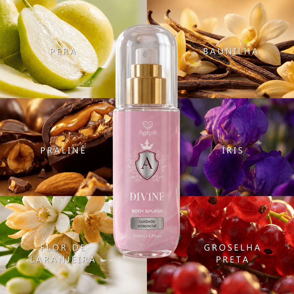 Perfume Feminino Body Splash Divine 200ml Desodorante Colônia Corporal Fragrância Feminina · foto 2