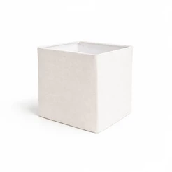 Cúpula para abajur luminaria 17x17x16cm quadrada Tecido Algodão soquete nacional e27 Ref 47