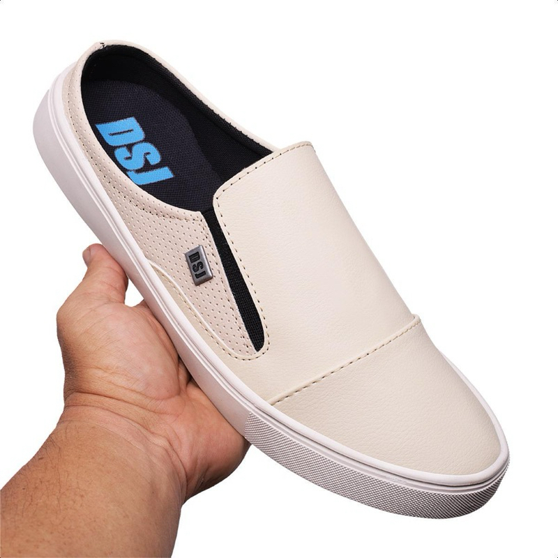 Mule Masculino Casual Confortável, Modelo Slip On – Leve, Elegante e Fácil de Calçar | Pronta Entrega