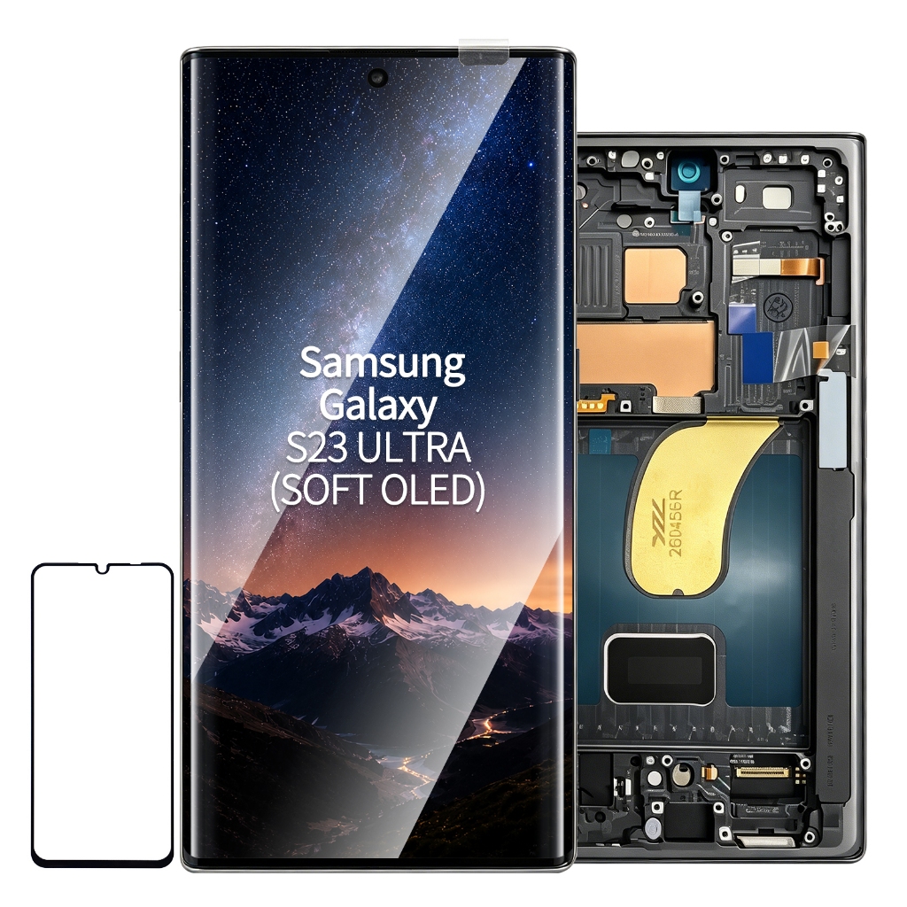 Tela Touch Frontal Display P/ Galaxy S23 Ultra Oled Aro S918
