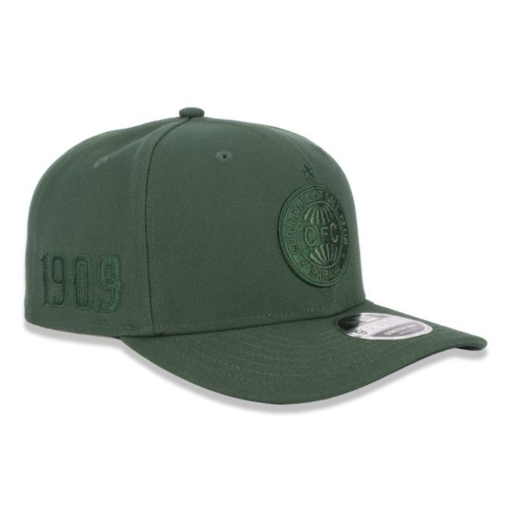 BONÉ NEW ERA 9SEVENTY STRETCH SNAP CORITIBA VERDE — AJUSTÁVEL | ORIGINAL — imagem 2 de 2