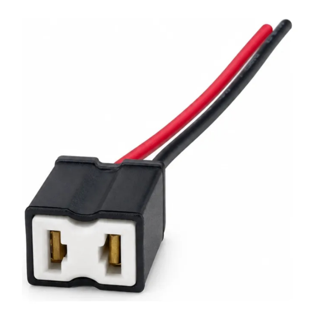 Soquete Cerâmica H7 Com Fio Conector Farol LED Universal Carro Tarponn