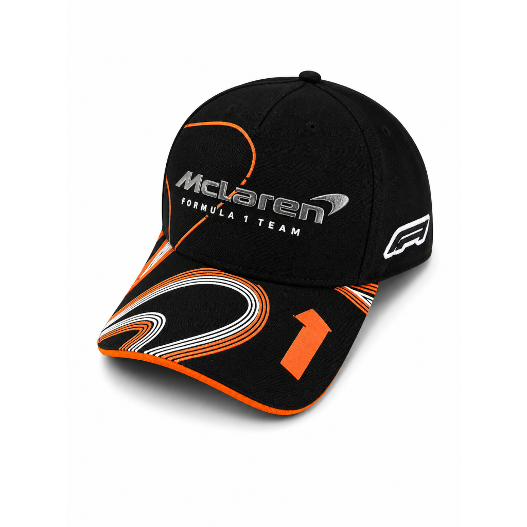 Boné McLaren F1 Piastri 81 Norris 01 Algodão Snapback