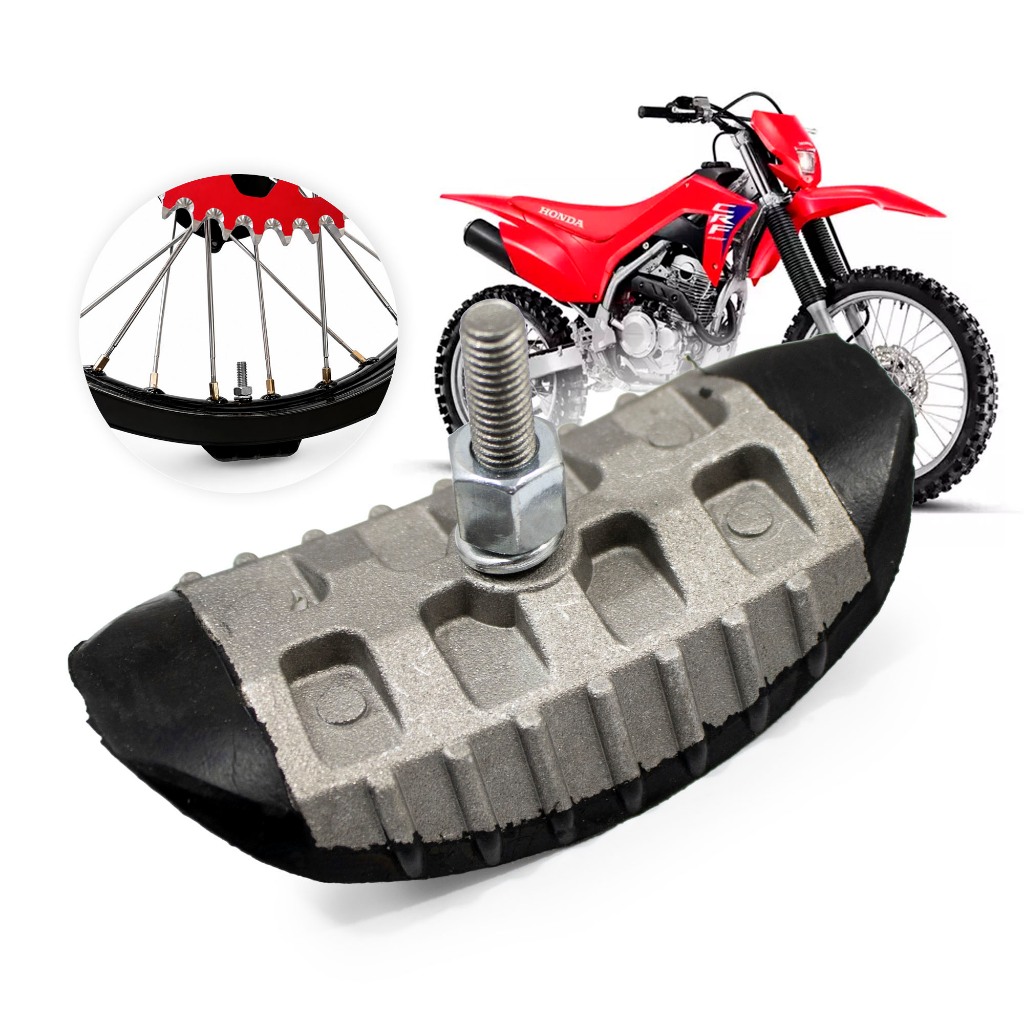 Trava Pneu Traseiro 2.15 em Alumínio CRF 230 250F Tornado XRE TTR KTM Off Road U